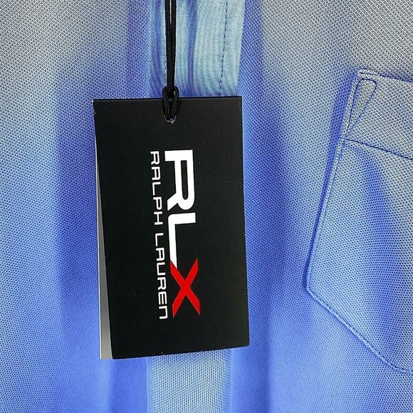 Ralph Lauren RLX Golf The Biltmore Blue Polo Shirt - Picture 5 of 6